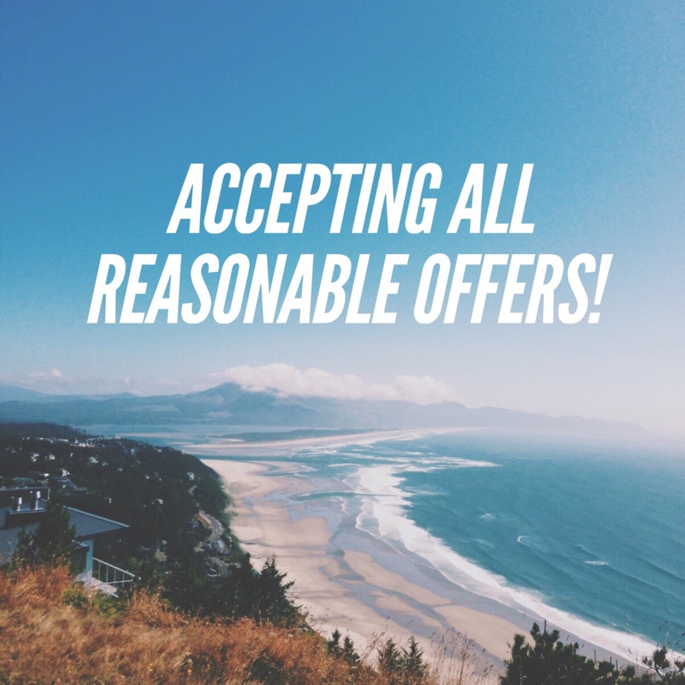 Reasonable offers will be accepted!